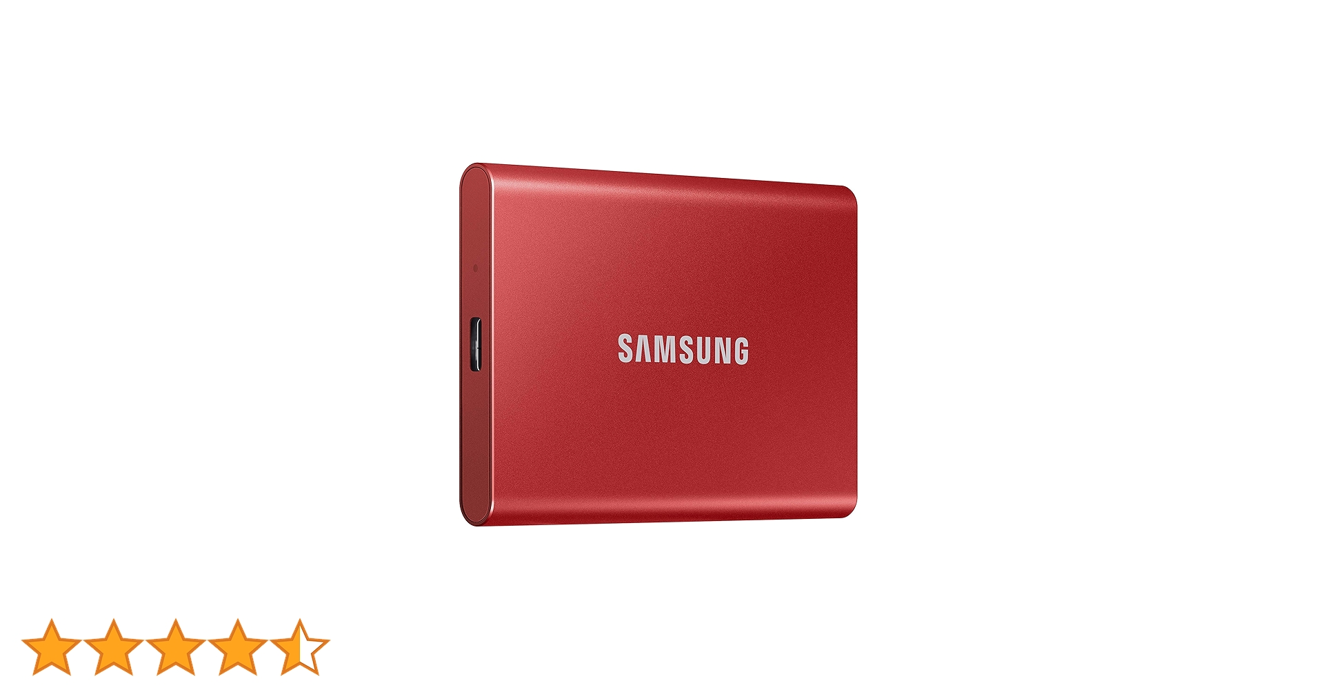 Samsung T7 外付けSSD 2TB Samsung T7 Portable SSD - MU-PC2T0R/AM - USB 3.2 (Gen2